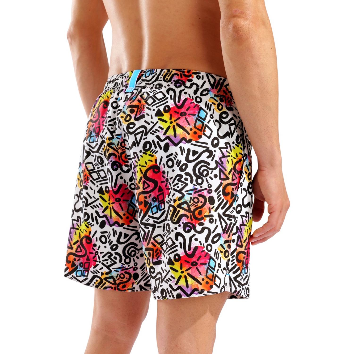 Blanco/multicolor-