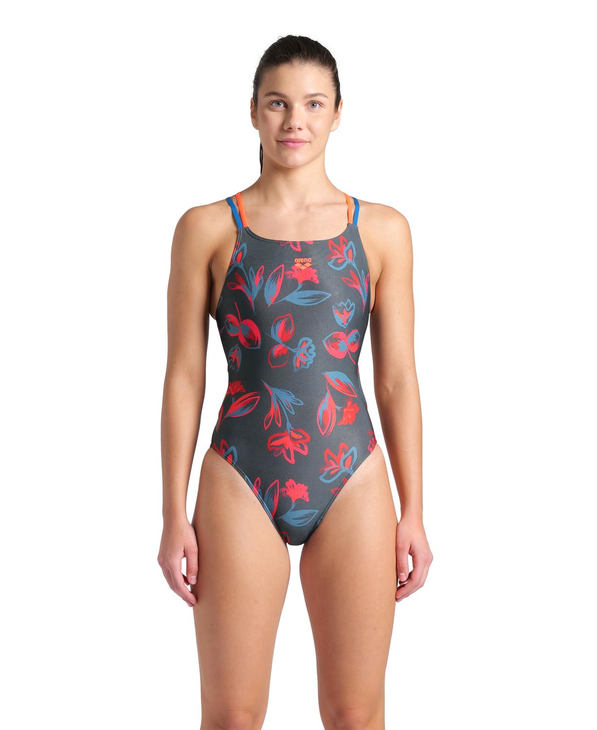 Gris/Floral-