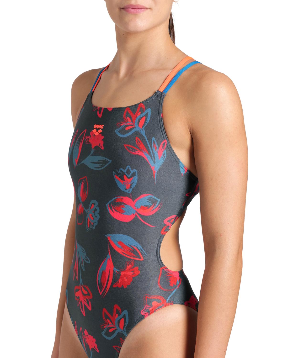 Gris/Floral-