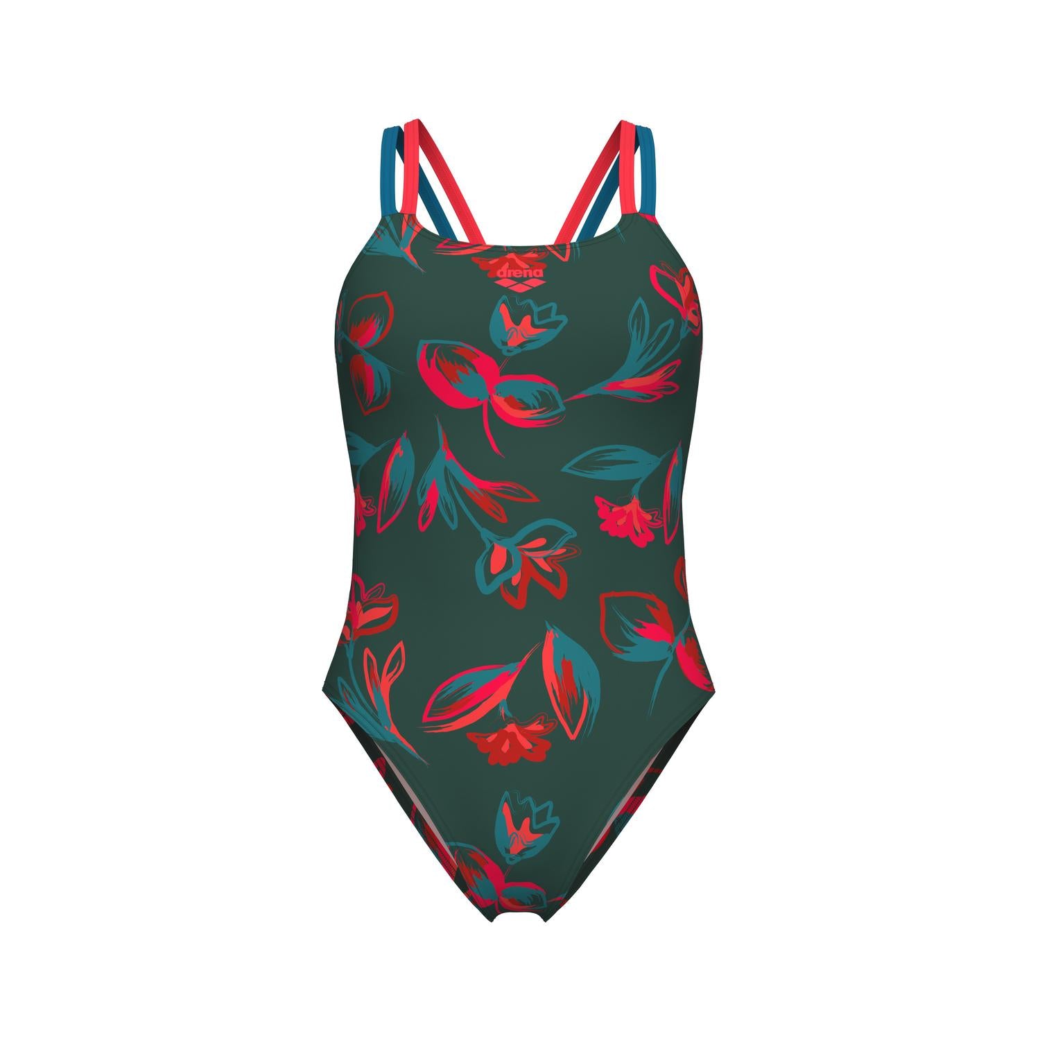 Gris/Floral-