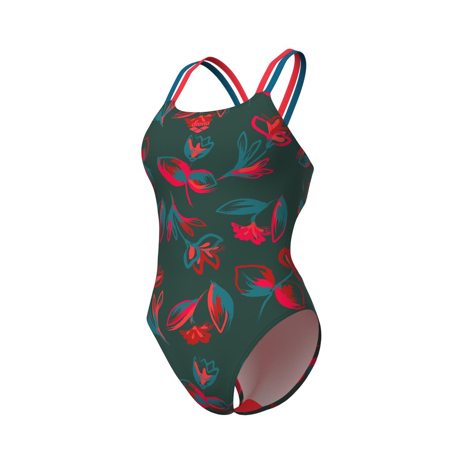 Gris/Floral-