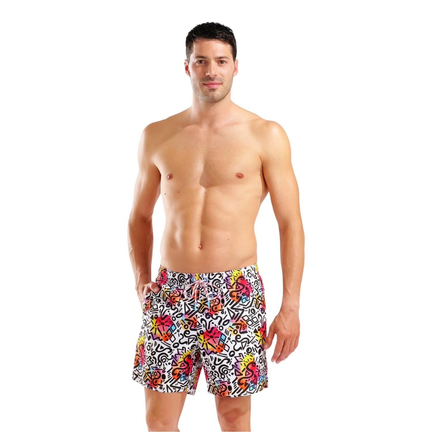 Blanco/multicolor-