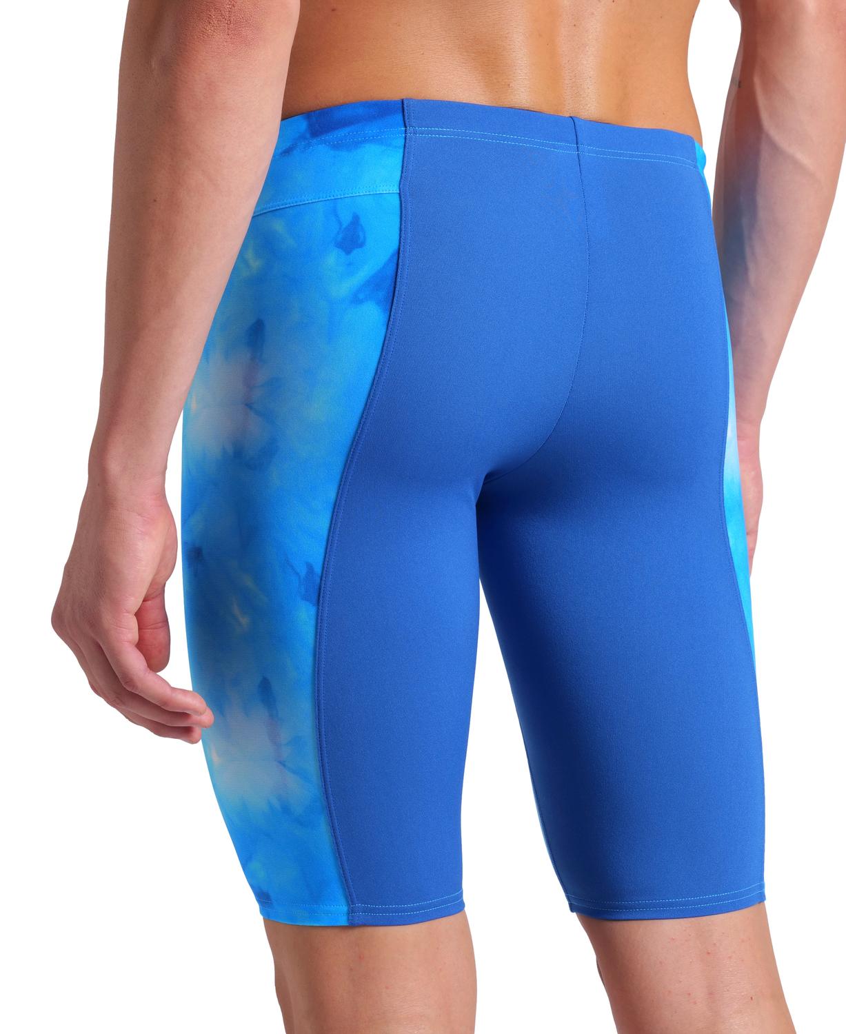 Tie dye azul-