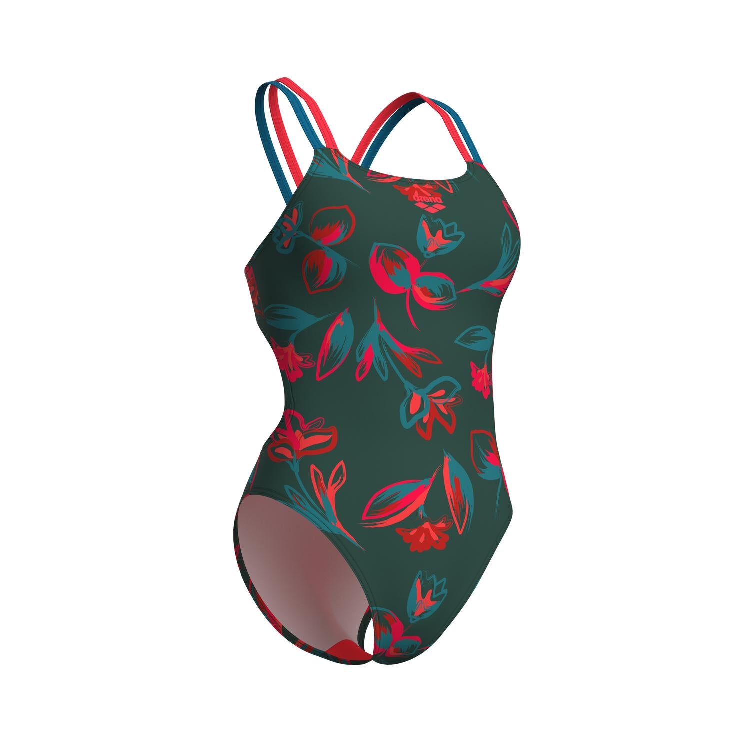 Gris/Floral-