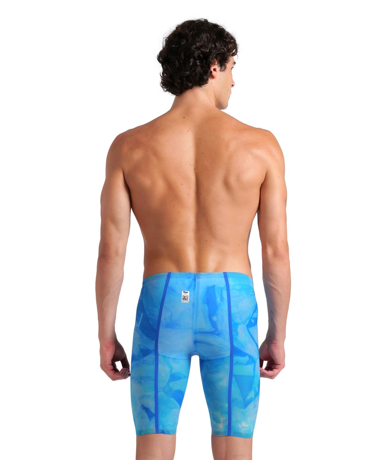 Tie dye azul-