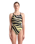 Traje de baño arena Performance para mujer Multi Stripes Lace Back