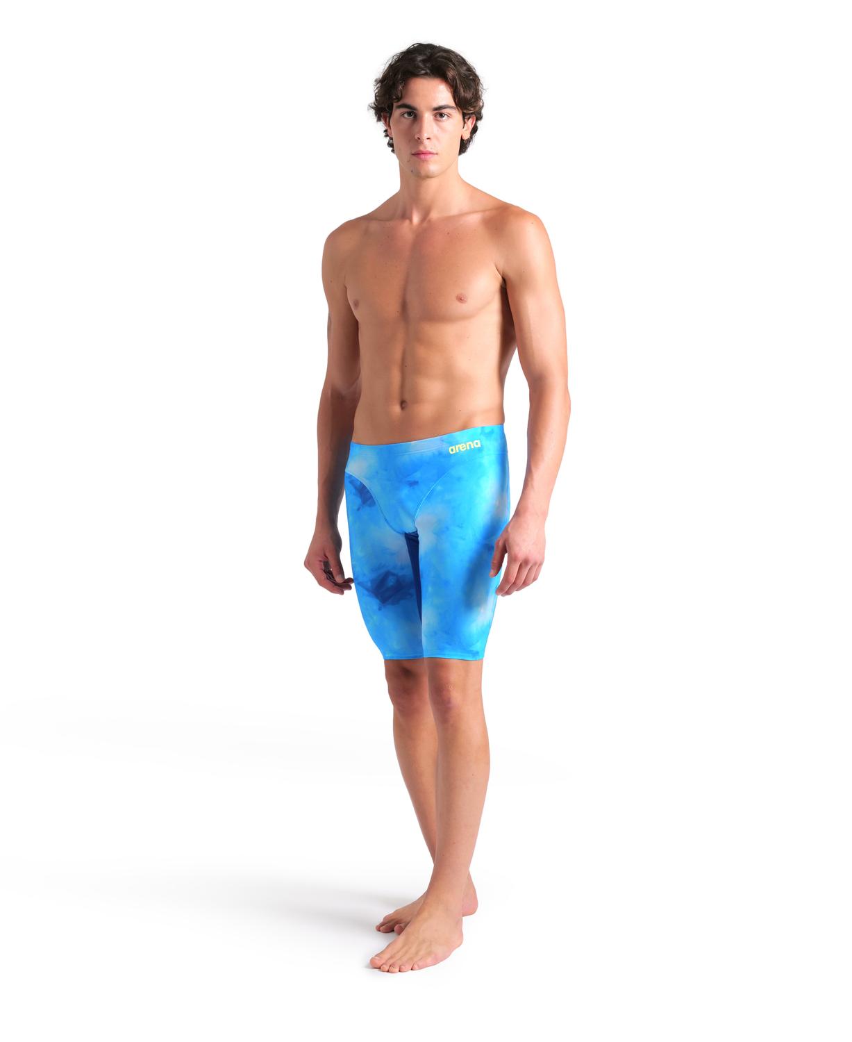 Tie dye azul-