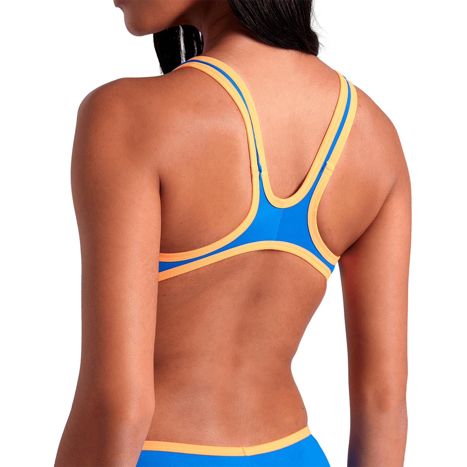 Azul/naranja medio-