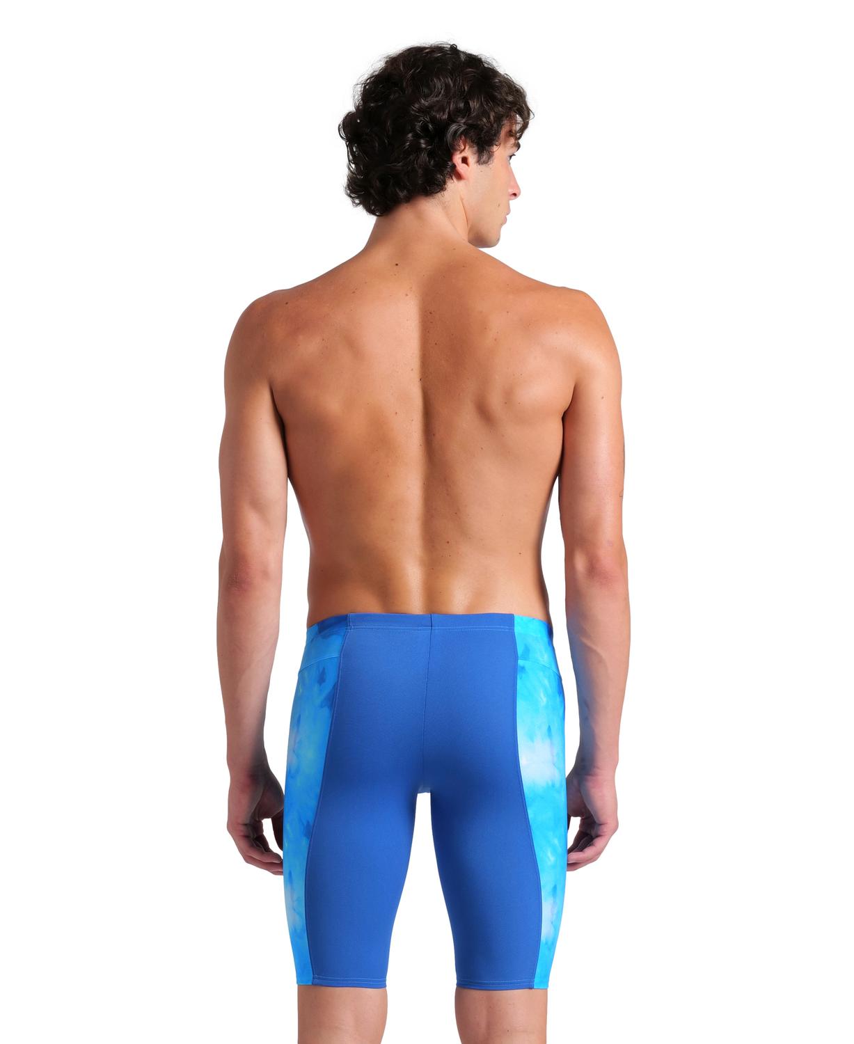 Tie dye azul-