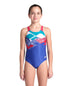 Traje de baño arena Performance para niña Logo Kikko Swim Pro Back